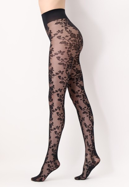 Oroblu - Delicate, tulle floral lace pattern tights