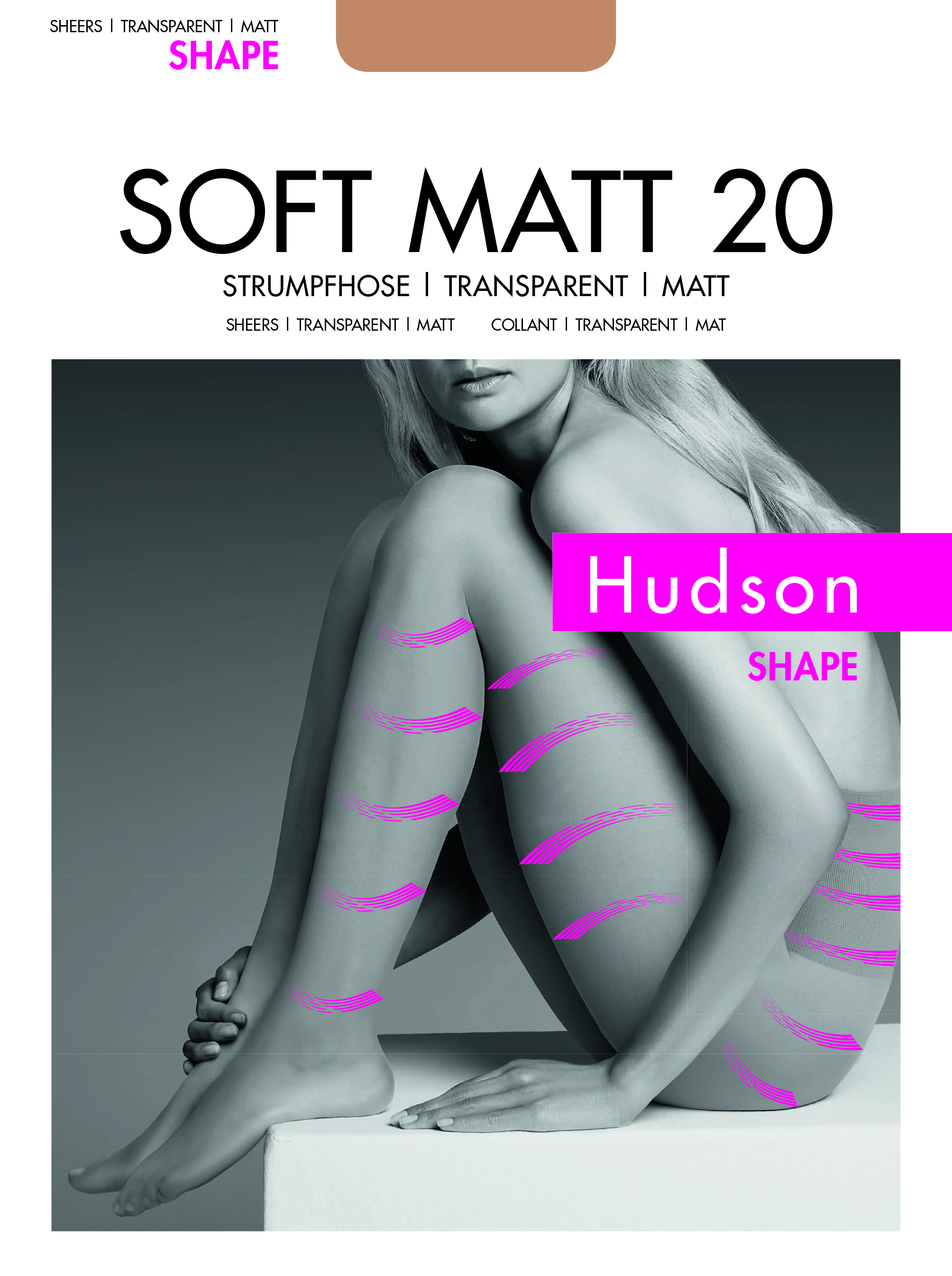 Hudson Glamour Glossy XL Tights In Stock At UK Tights
